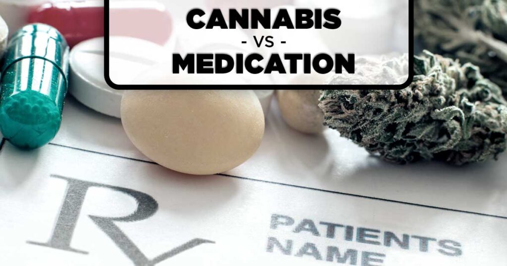 Cannabis vs Medication Image